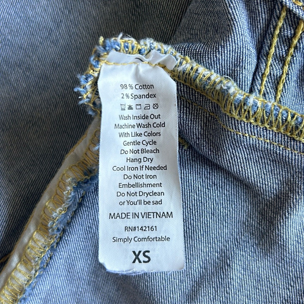 LuLaRoe Denim Harvey Jacket - Sz XS - Picture 6 of 6
